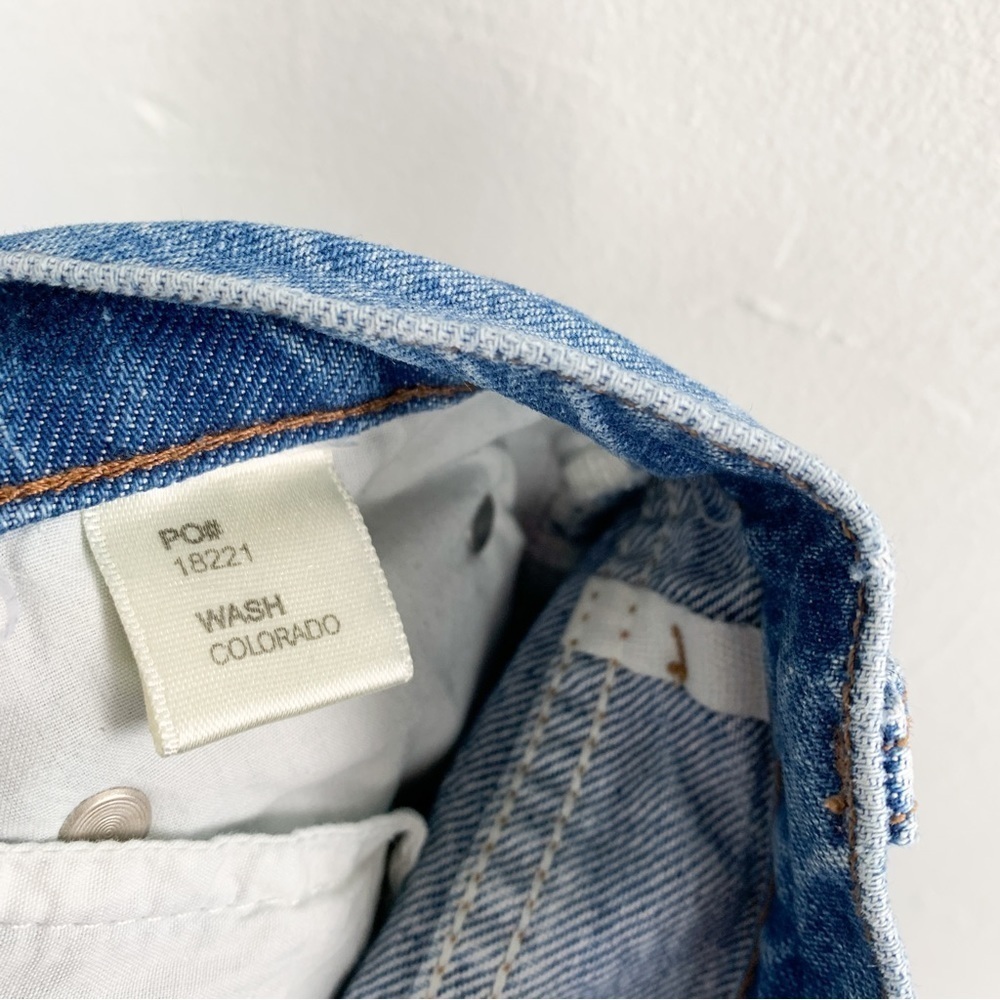 Reformation Floral Patchwork High Waist Button Fly Jeans Sz 23 - Picture 10 of 12